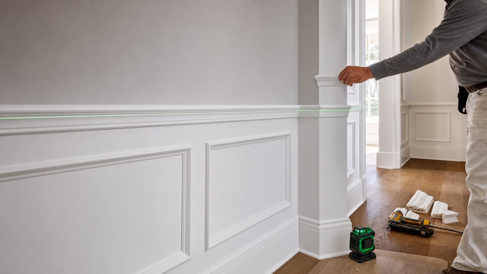 Premium finish carpentry and architectural trim details