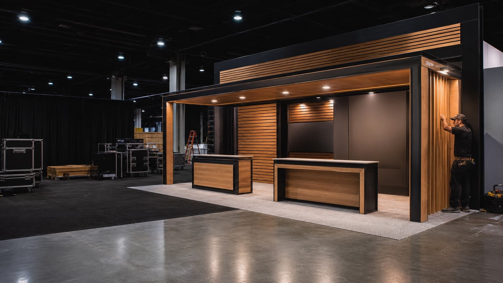 Trade show booth and event installation fabrication